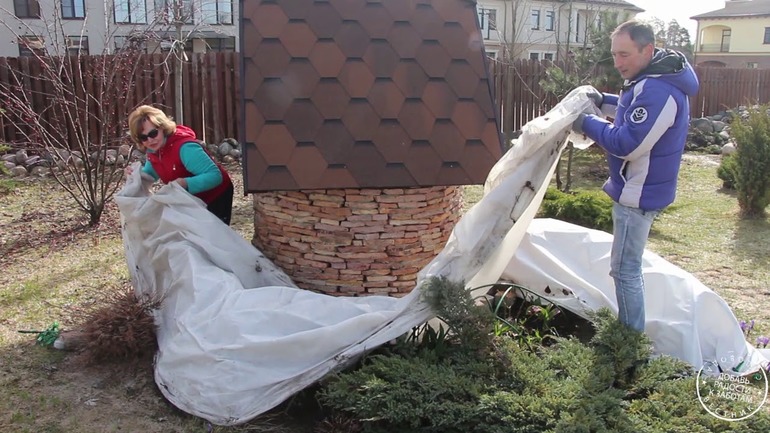 봄에 커버 제거