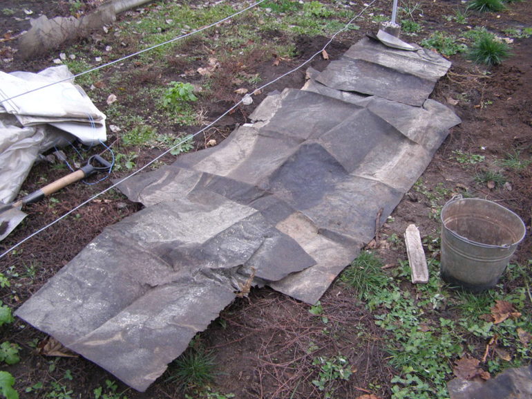 덮는 방법 - 루핑 펠트 사용