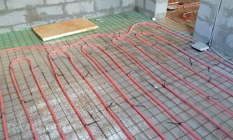 겨울 정원 난방