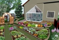 다차에 직접 만드는 정원 침대 디자인