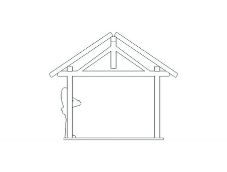 여름 별장을 위한 정원 전망대