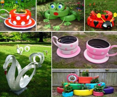 6에이커 정원 설계: 사진, 즉석 재료로 직접 만드는 방법