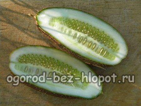 오이를 반으로 자르세요