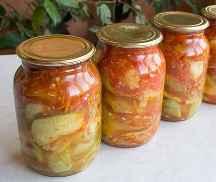 겨울철 애호박으로 만든 시어머니의 혀: 사진이 있는 단계별 레시피