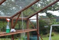 가을철 해충 및 질병에 대한 온실 처리