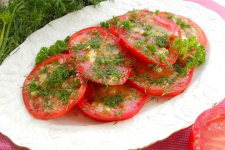 녹색 채소와 함께