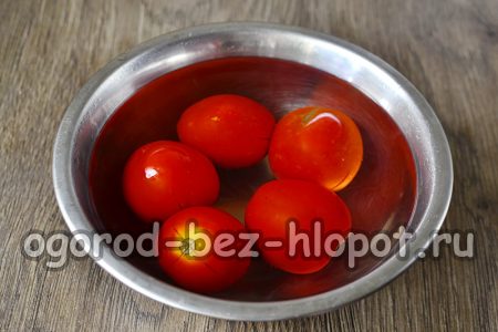 우리는 토마토를 씻는다