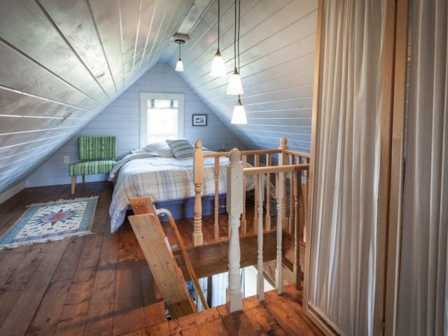 다락방에 설비가 되어 있음