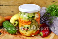 겨울철 오이 샐러드