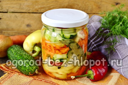 겨울철 오이 샐러드