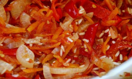 밥과 함께 먹는 레초