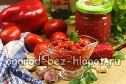 양 고추냉이를 곁들인 아지카