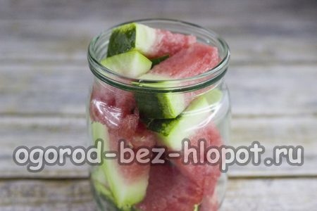 병에 담긴 수박