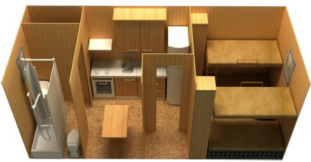 다용도실의 배치