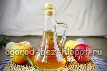 병에 담긴 사과 식초