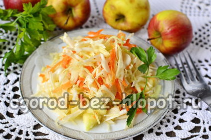 사과를 곁들인 자우어크라우트