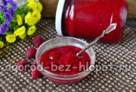 설탕을 곁들인 라즈베리