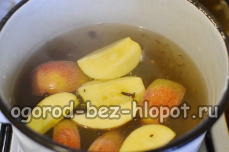 우리는 또한 사과를 삶습니다