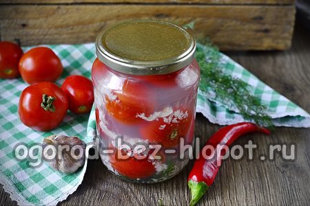 겨울철 마늘과 토마토