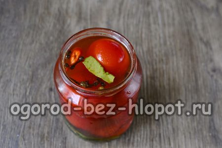 토마토 위에 소금물을 붓다