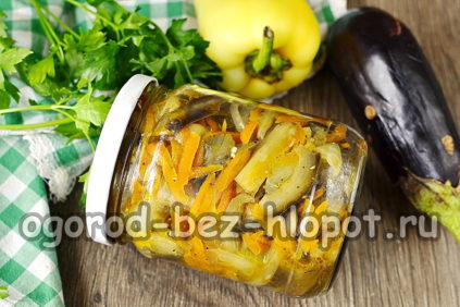 겨울을 위한 가지 샐러드 퍄테로치카