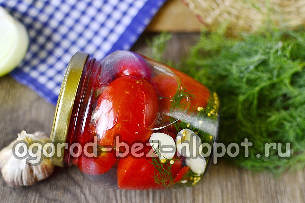 통 토마토처럼 병에 담아 겨울 동안 소금만 넣은 토마토