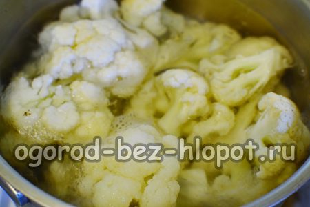 콜리플라워를 삶다