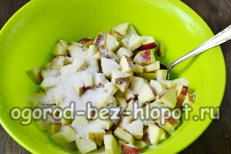 과일에 설탕을 뿌리다