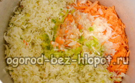 야채를 냄비에 넣으세요