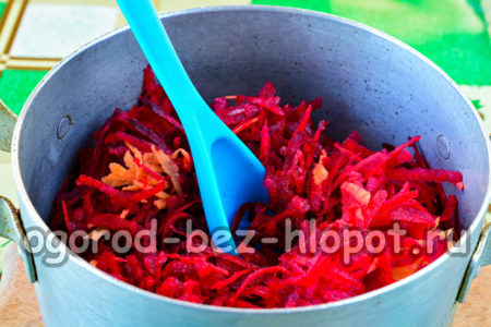 당근과 비트를 볶다