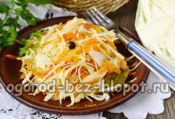 향신료를 곁들인 빨리 조리되는 자우어크라우트