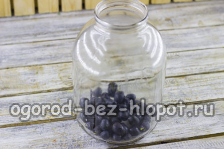 포도를 병 바닥에 놓으세요