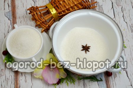 설탕과 스타 아니스