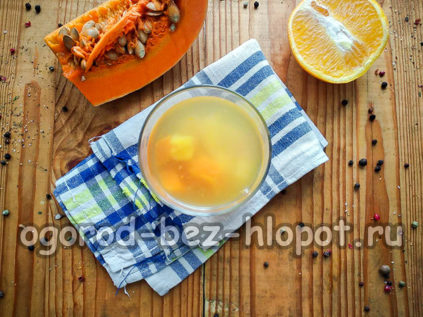 호박과 오렌지 콩포트
