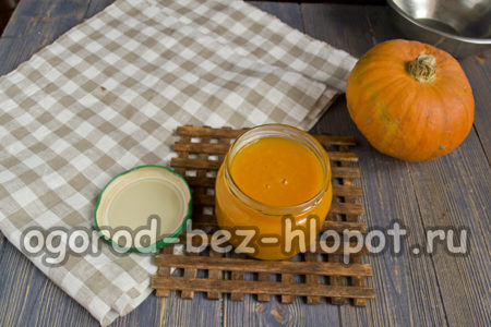 퓨레를 병에 옮기다