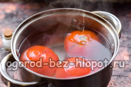 끓는 물을 붓다