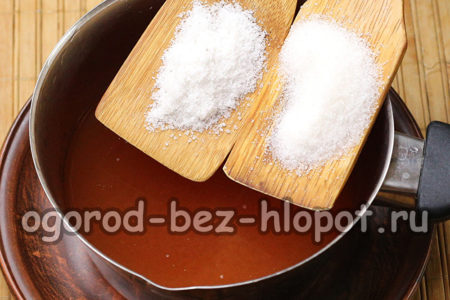 소금과 설탕을 첨가하세요