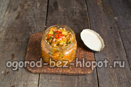 피클 수프를 병에 담다