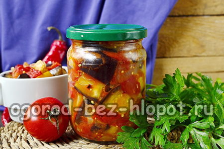 겨울철을 대비해 병에 담아둔 볶은 가지