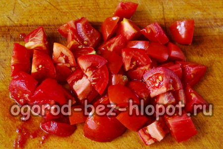 우리는 토마토를 자른다