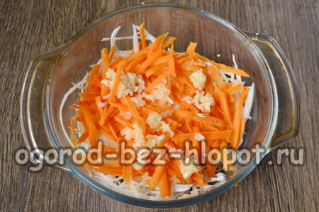 야채를 용기에 담다