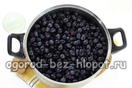 냄비에 담긴 포도