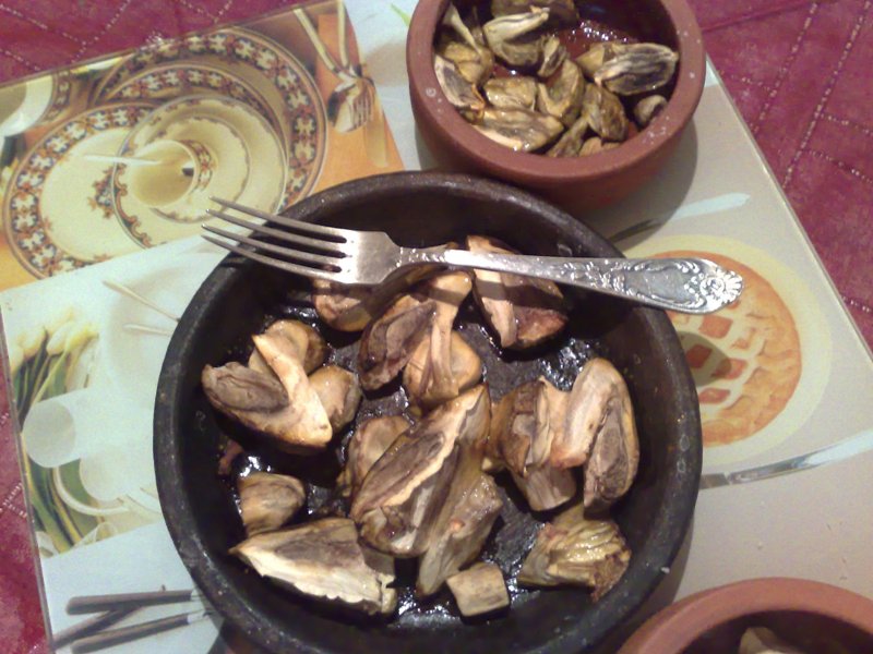 시저스 플라이 아가릭 요리