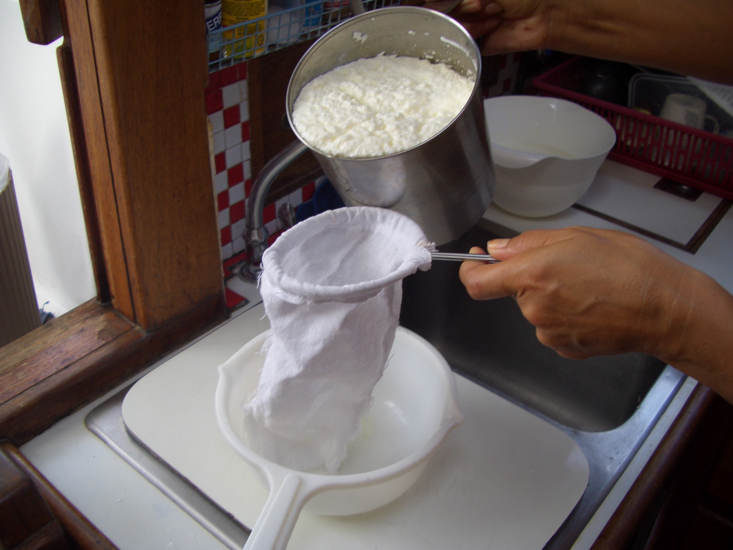 케피어 걸러내기