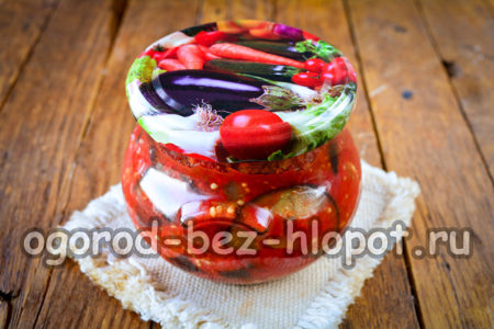 토마토 소스에 담긴 가지가 준비되었습니다