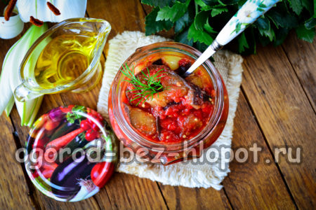 겨울철 토마토 소스에 담긴 가지