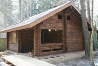 프로파일 목재로 사우나를 만드는 방법