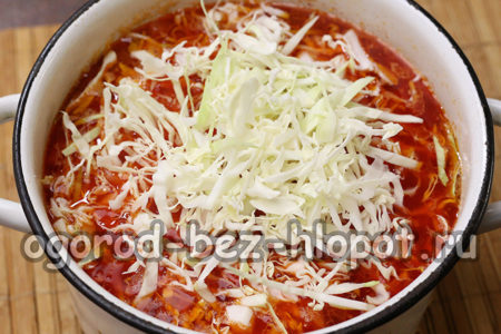 양배추를 추가하다