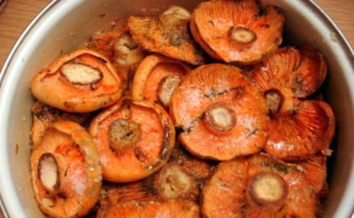 뜨거운 소금물에 절이기