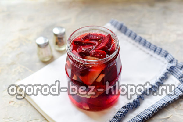 매리네이드를 붓다